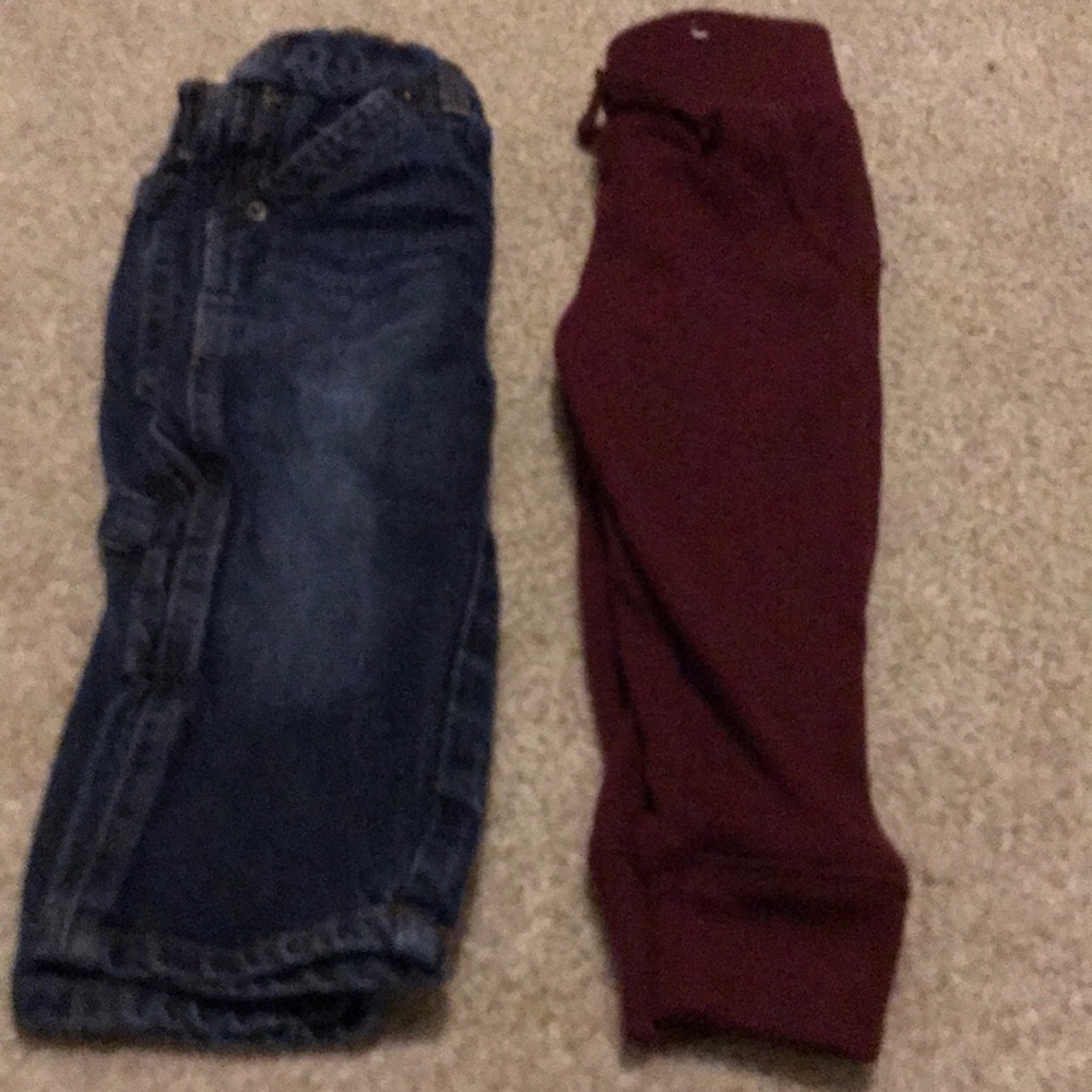12 month pants set EUC